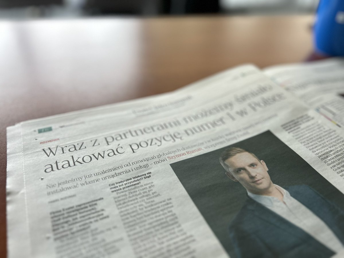 exatel_pl's tweet photo. W dzisiejszym dodatku cyfrowej @rzeczpospolita relacja z #EXATELTelcoSummit ⚡️
✅Opowiadamy o przewadze biznesowej #TechSystemSDNEXATEL #TAMAPRO7
✅ współpracy z naszymi partnerami technologicznymi
✅ współpracy z @Play_Polska https://t.co/TJa38S3Jkd