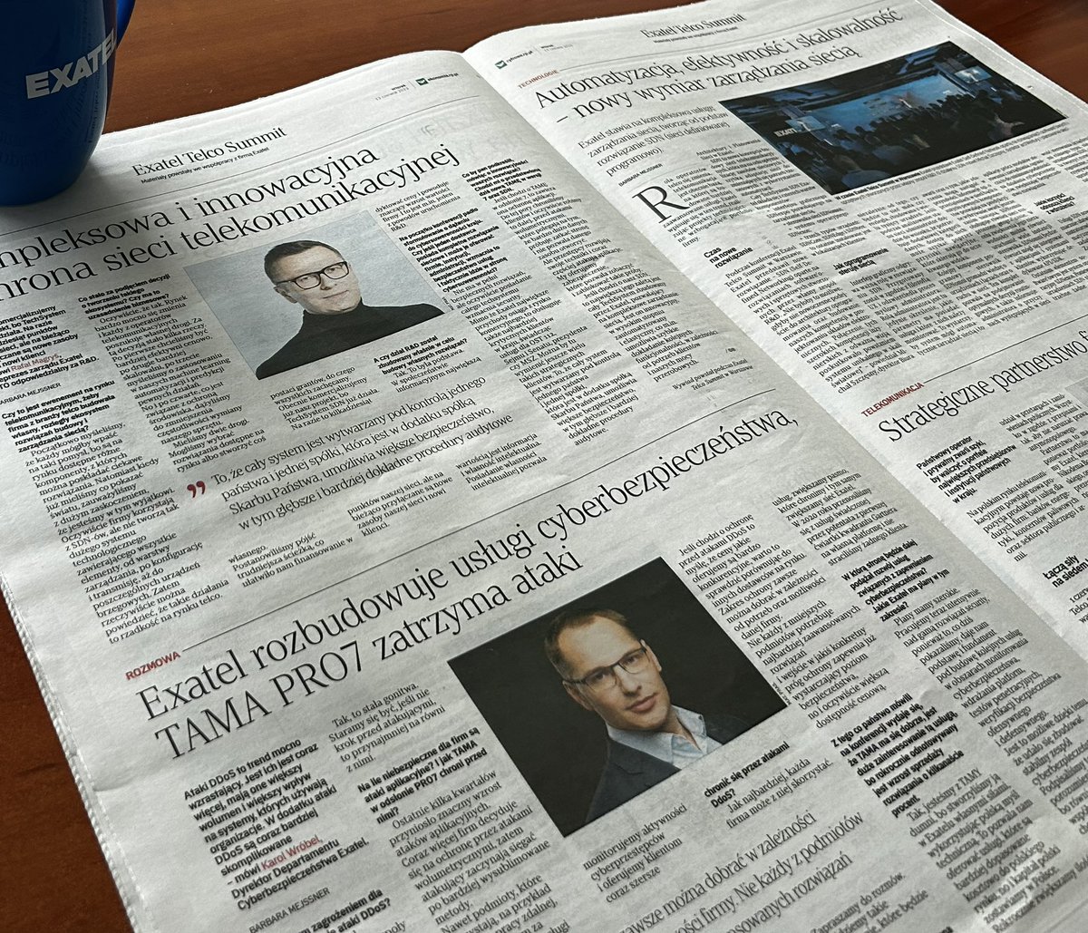 exatel_pl's tweet photo. W dzisiejszym dodatku cyfrowej @rzeczpospolita relacja z #EXATELTelcoSummit ⚡️
✅Opowiadamy o przewadze biznesowej #TechSystemSDNEXATEL #TAMAPRO7
✅ współpracy z naszymi partnerami technologicznymi
✅ współpracy z @Play_Polska https://t.co/TJa38S3Jkd