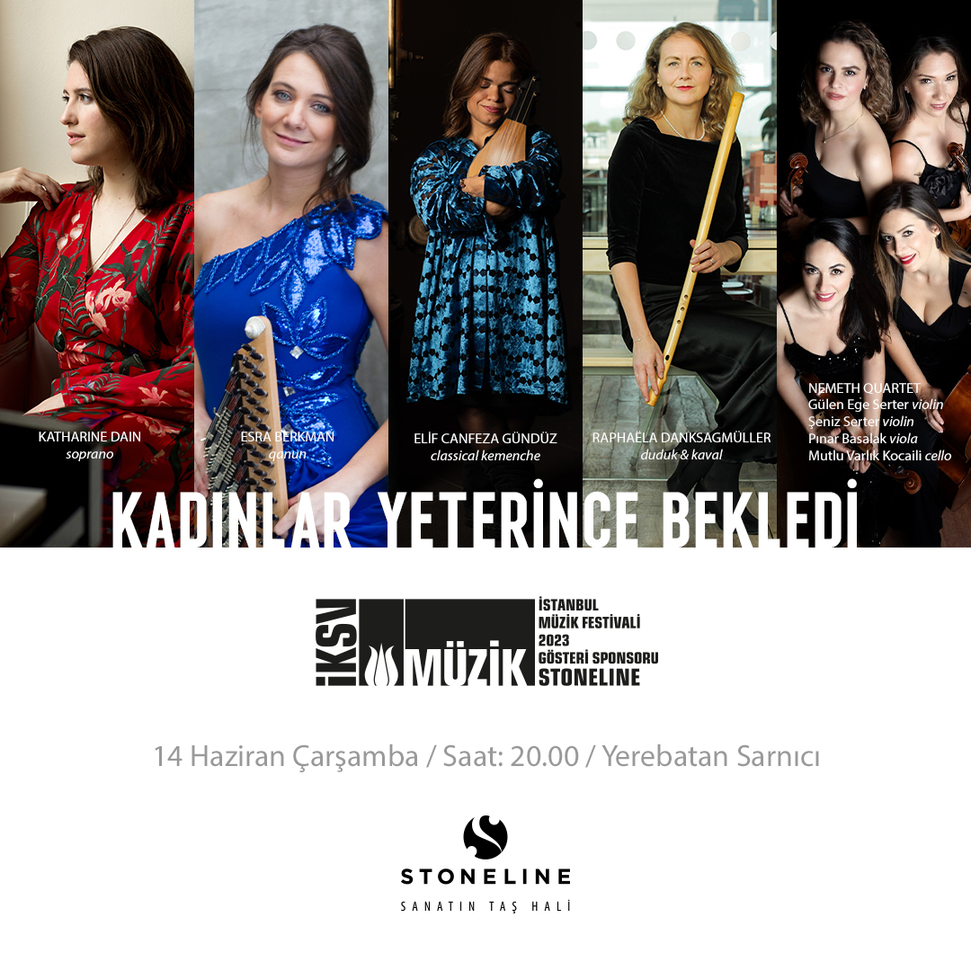 Stoneline (@stonelinecollec) on Twitter photo ''Kadınlar Yeterince Bekledi'' Stoneline Sponsorluğunda Yerebatan Sarnıcı'nda! 🎵✨
İKSV 51.İstanbul Müzik Festivali'nin en heyecan verici konserlerinden biri ''Kadınlar Yeterince Bekledi'' 14 Haziran 20.00' da Yerebatan Sarnıcı'nın eşsiz atmosferinde gerçekleşecek.✨🎶 ''Kadınlar Yeterince Bekledi'' Stoneline Sponsorluğunda Yerebatan Sarnıcı'nda! 🎵✨
İKSV 51.İstanbul Müzik Festivali'nin en heyecan verici konserlerinden biri ''Kadınlar Yeterince Bekledi'' 14 Haziran 20.00' da Yerebatan Sarnıcı'nın eşsiz atmosferinde gerçekleşecek.✨🎶