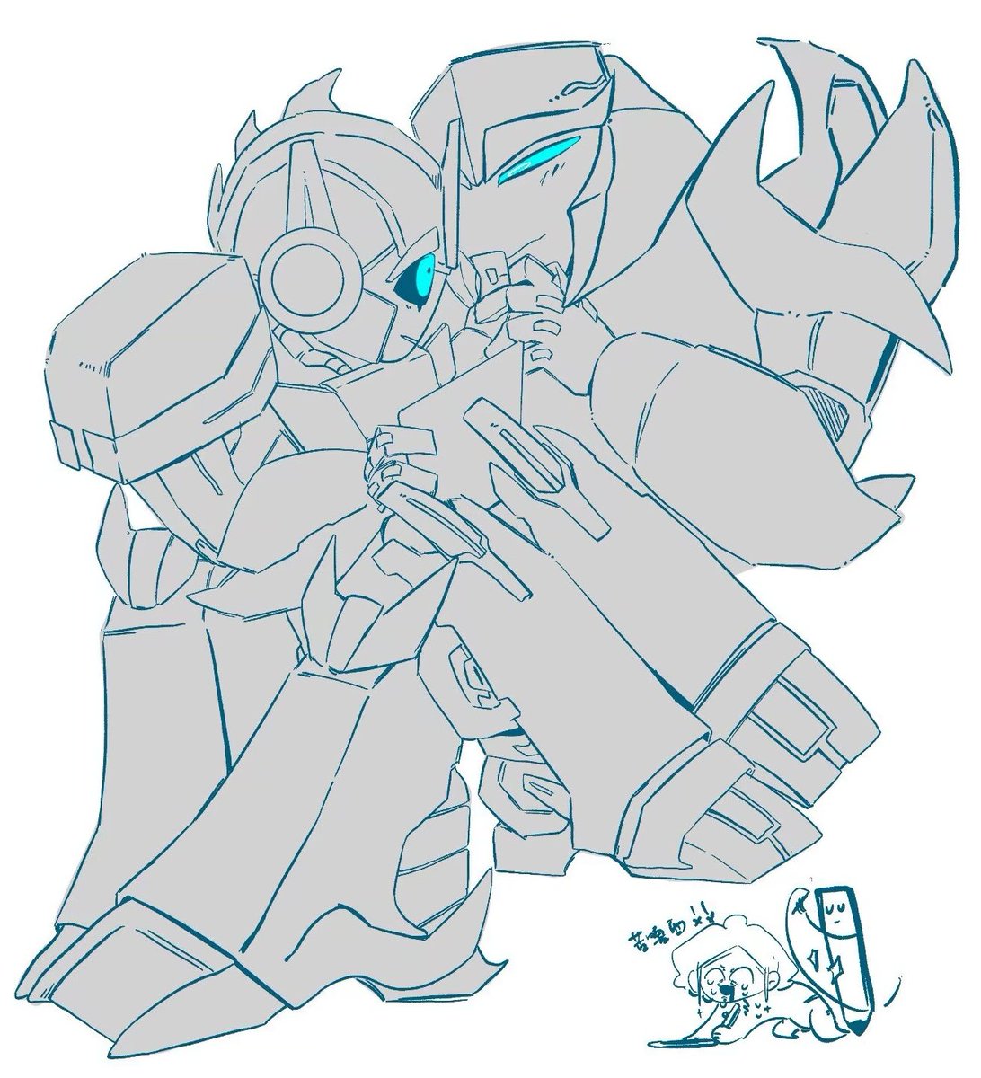 The_ChaosLord's tweet photo. 贴贴 uwu https://t.co/INcDaBLtnA