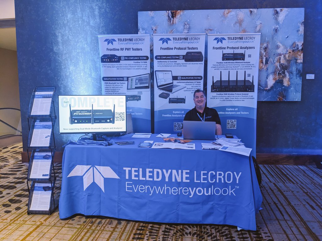 cornes_FTE's tweet image. アメリカ時間では12日ですが…本日よりBluetooth SIG主催UPF@Bellevue開催しました！
世界中のBluetoothメーカーが集まり対面で接続性検証ができるまたとない機会に我々もTeledyne社サポートメンバーで参加しています😊
#Bluetooth #UPFtesting #LE #LEAudio #Auracast #BREDR