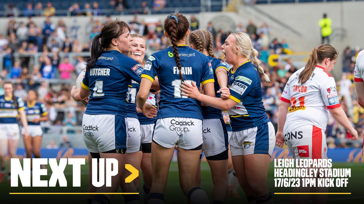 Back home this Saturday 🏠 See Leeds Rhinos Women take on Leigh at Headingley this Saturday in @TheChallengeCup quarter finals. Entry is FREE with an option to make a donation to support @RugbyLeeds' Women and Girls Development Plan. 👉therhinos.co.uk/article/18970/…