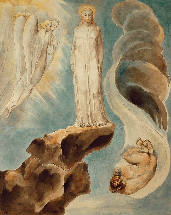 William Blake, 'The Third Temptation'  1803-5.