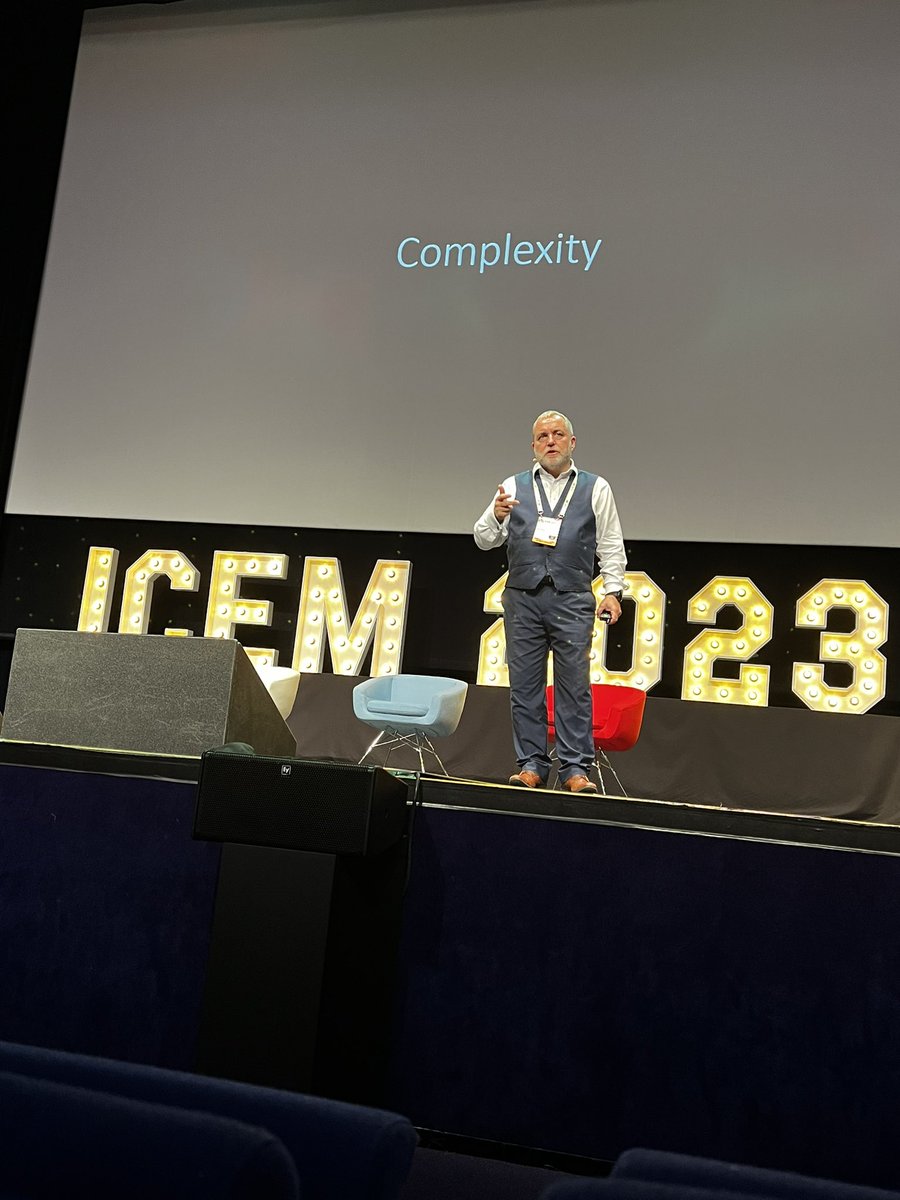APGvD's tweet photo. #safetyII Chris Turner talking on complexity of care in EM https://t.co/f1l6l2oofi