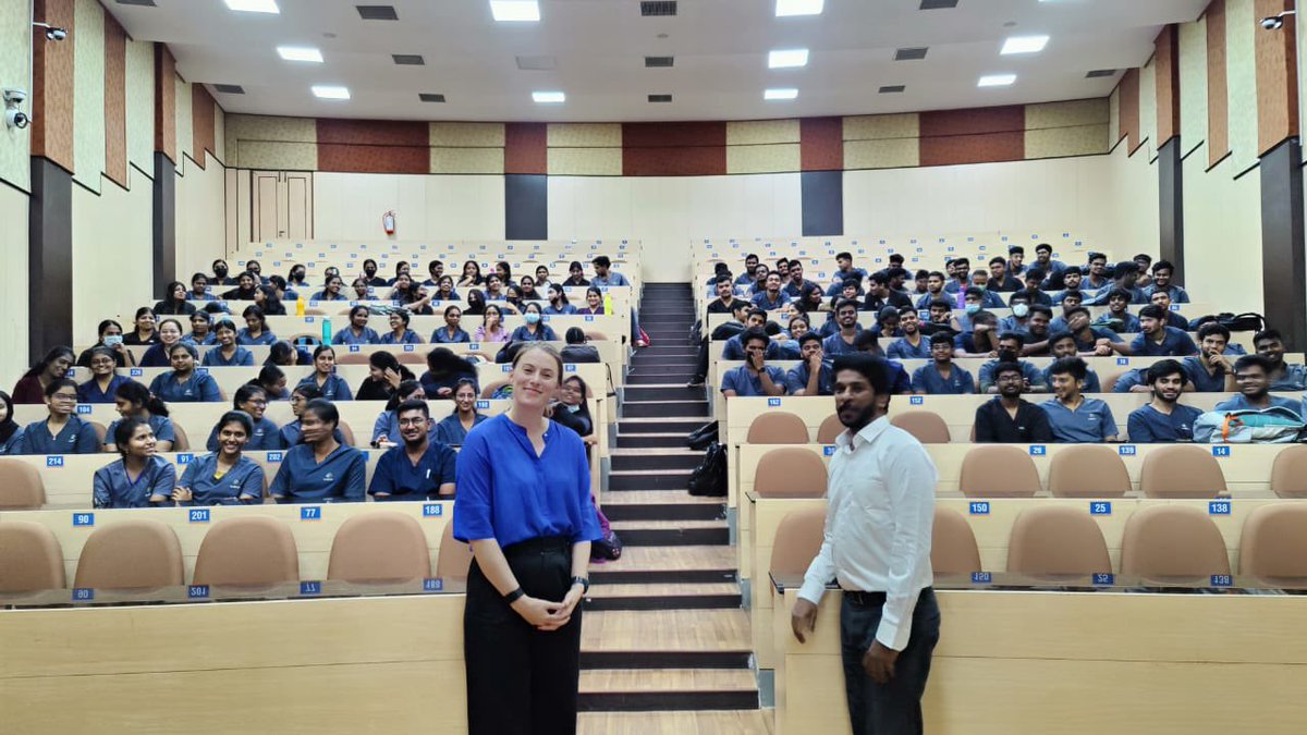 Annabelle Jones, MD, MPH (@annabellejones2) on Twitter photo Honored to be invited to give a talk at <a href="/SIMATS_Univ/">Saveetha Institute of Medical &Technical Sciences</a> today about our work (#SAPlab, <a href="/KaviRangMD/">Kavitha Ranganathan</a>, <a href="/Praveen15826172/">Praveen Ganesh</a>) & to meet an incredible group of future leaders! <a href="/HarvardPGSSC/">Harvard Global Surgery</a> #Health4all #globalsurgery #financialtoxicity Honored to be invited to give a talk at <a href="/SIMATS_Univ/">Saveetha Institute of Medical &Technical Sciences</a> today about our work (#SAPlab, <a href="/KaviRangMD/">Kavitha Ranganathan</a>, <a href="/Praveen15826172/">Praveen Ganesh</a>) & to meet an incredible group of future leaders! <a href="/HarvardPGSSC/">Harvard Global Surgery</a> #Health4all #globalsurgery #financialtoxicity