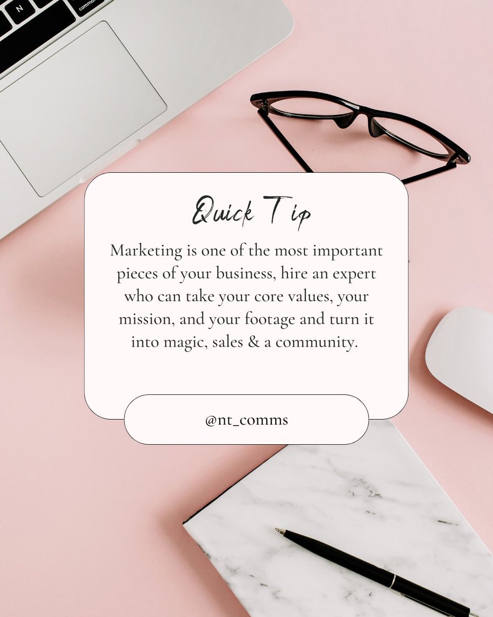 NTComms_'s tweet photo. PSA: Never bootstrap the most important part of your business. How you show up online can make or break your brand. Make sure you doing it right! https://t.co/WTBE431Hc5