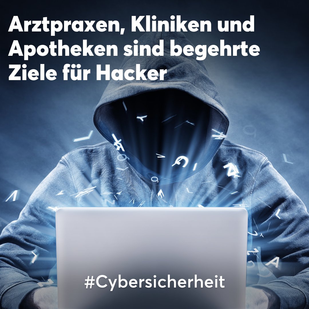 medu_plus's tweet photo. Laut einem Artikel des Pharmakonzerns ratiopharm, sind Arztpraxen, Kliniken und Apotheken vermehrt ins Visier von Hackern geraten. Jetzt lesen unter:  https://t.co/wrAQmGH5ed https://t.co/uejOC31PcX