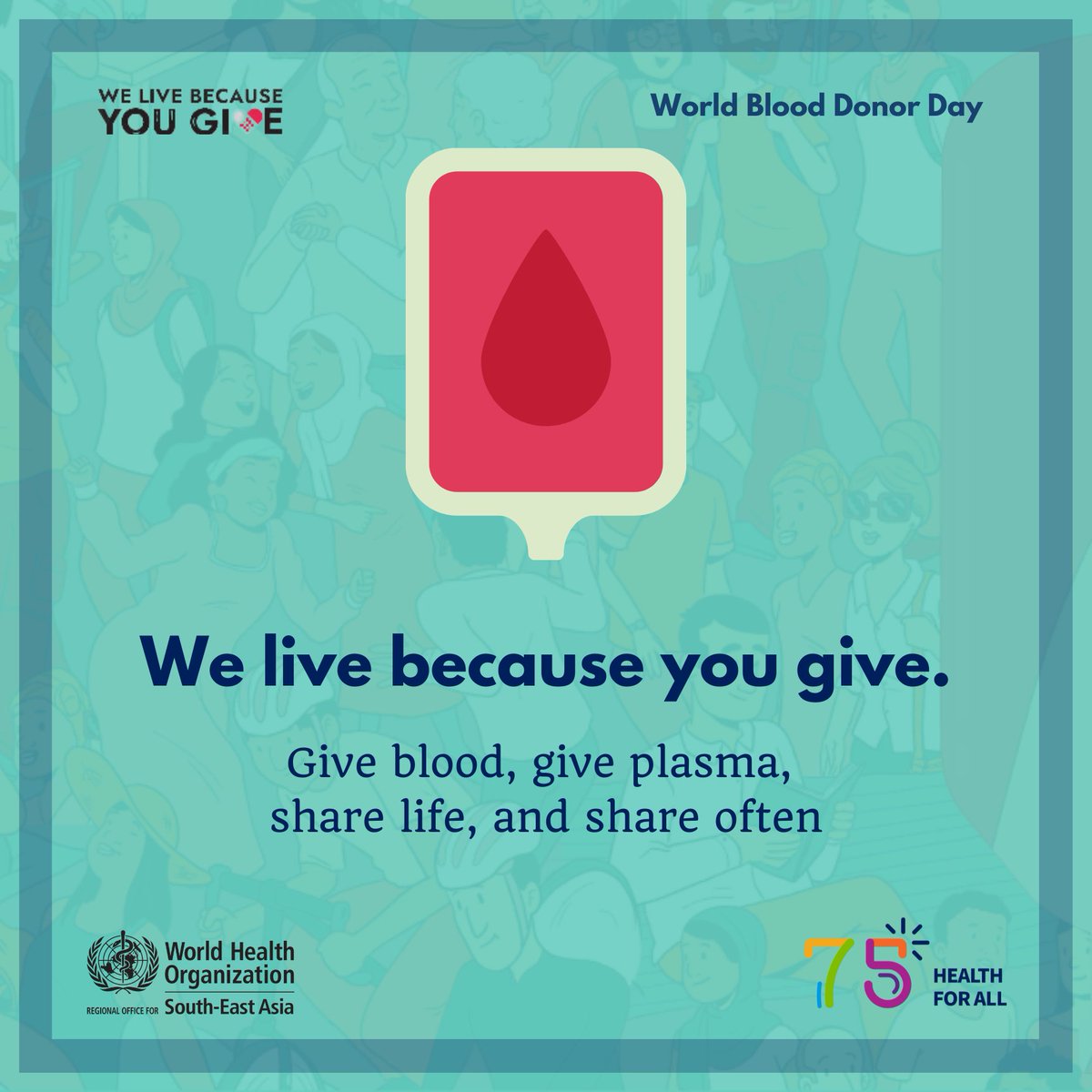 WHOSEARO's tweet photo. Donate #blood 🩸

#GiveBlood, give plasma, share life and share often. 

#WorldBloodDonorDay

🩸 https://t.co/faaZW9NJ4Q https://t.co/His5s95Fco