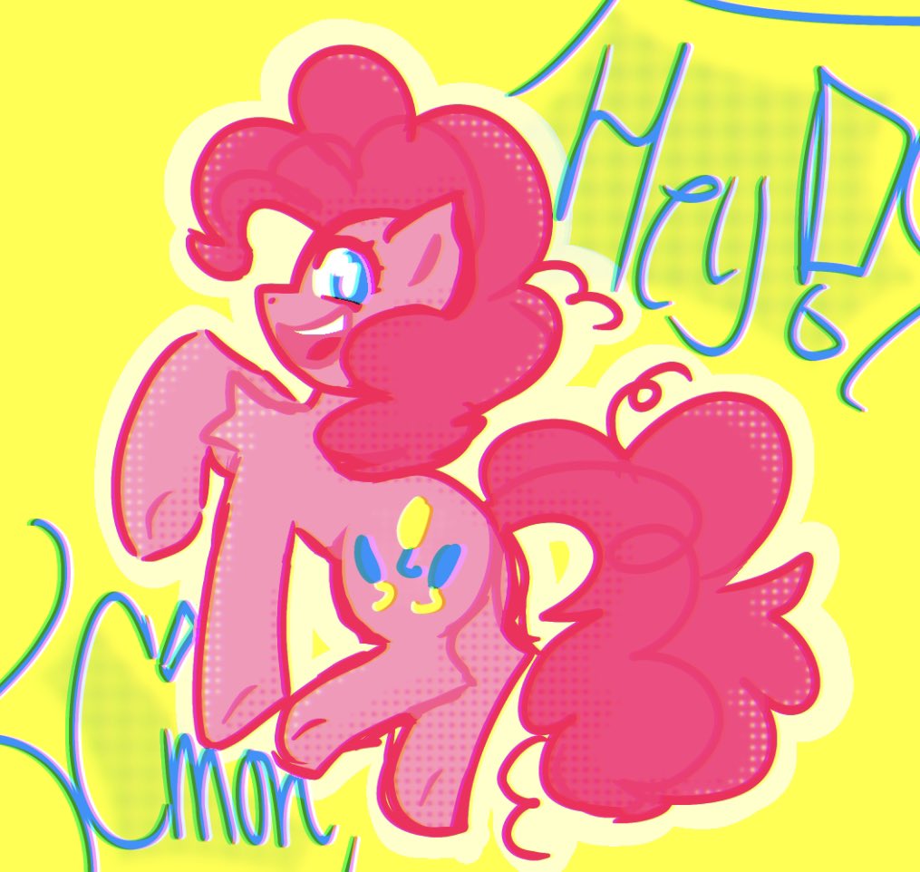 sadbcff1970's tweet photo. WOW!? Could it be? Am I posting on my twitter for once in a lifetime?! 
#PinkiePie #mlpart #digitalart https://t.co/sVU8jVSbPB