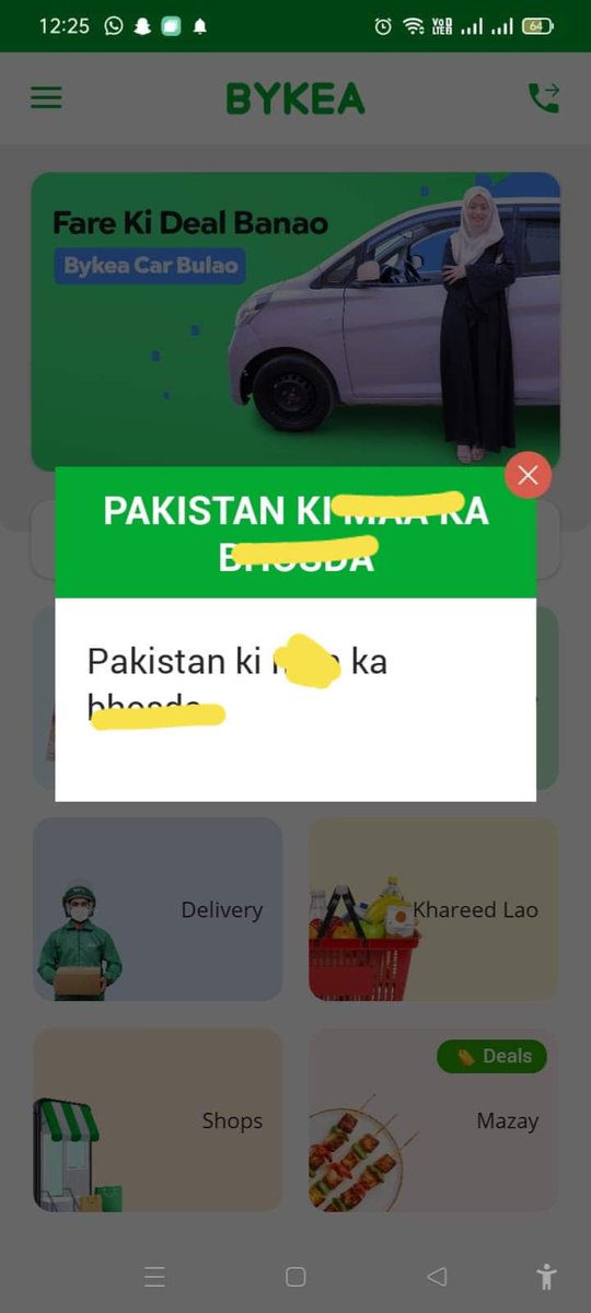 deeeumar's tweet photo. Who did this?🧐 @bykea

#bykea_hacekd https://t.co/11xfaxhrpE