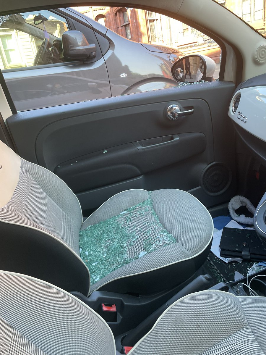 Some right scumbags about, Mrs finishes a 13 hour night shift at the children’s hospital comes back to her car like this.