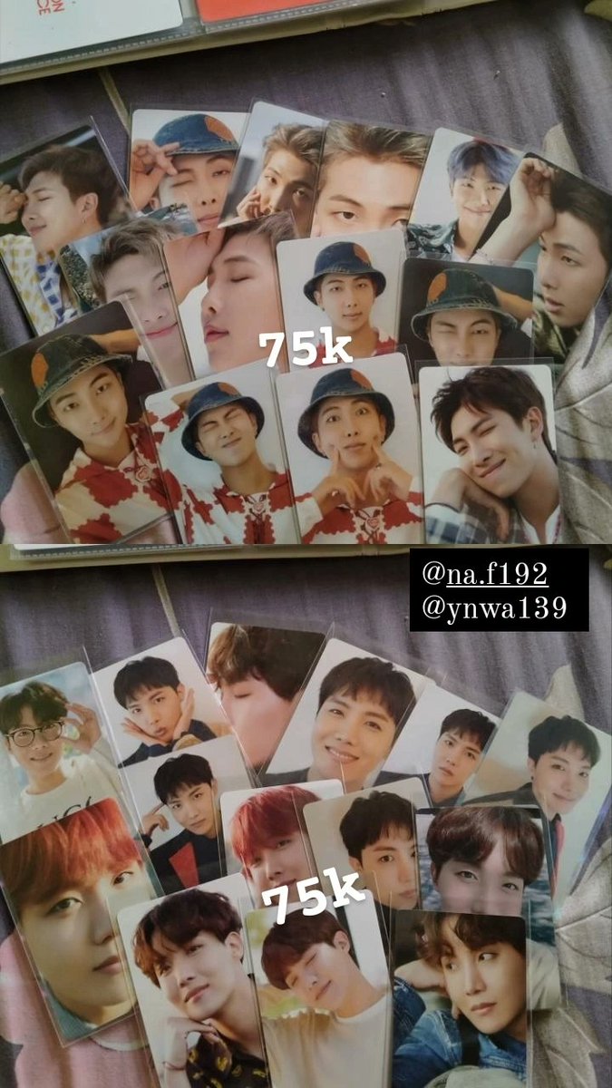 ynwa139's tweet photo. [ Help RT ]
wts//want to sell
BTS PC MPC 

🏠Jateng (Solo)
✅ Good condi (DM)
✅ Co shopee
✅ Take min 3
✅ Take banyak (bisa nego)
✅ Free pack
Ready Ina 

*Kalo ada yang mau satuan DM aja dulu ya* BU

🏷 tag pc mpc namjoon, seokjin,Suga, jhope, Jimin, taehyung, jungkook https://t.co/DNXBzGUUF1