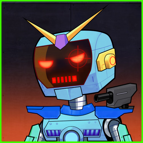 Str8ShootR808's tweet photo. LET'S GO people..the minting is on & popping at the #RogueBot site: https://t.co/MDSgl6jHgi So don't delay while the gas fees are reasonable!! #Worldoftings #Roguebots #Bubblegungang https://t.co/j91wnzzMeg