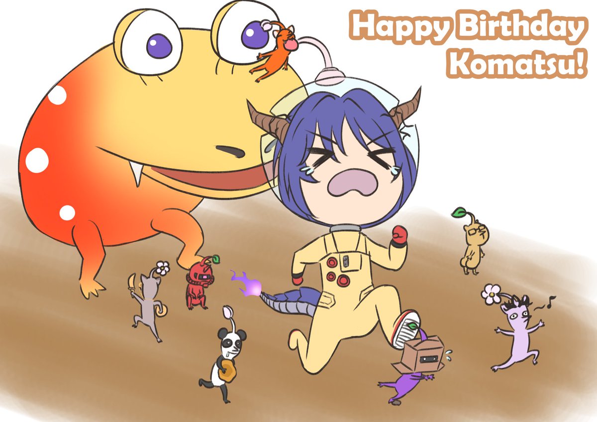 jwindchimexd's tweet photo. I was a fool and didn't realize it was @seiryukomatsu's bday, so I scrambled this together last minute 🤡 Happy belated birthday, Koma!!! #komartsu #komagang https://t.co/Q0z27YCNTA