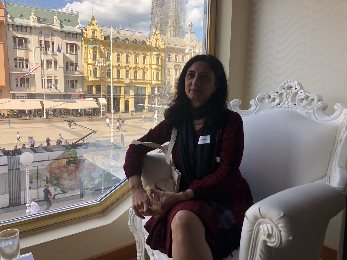 iLetiP's tweet photo. Our ProteoCure ambassador Nuray Erin, from @Akdenizun , who received a dissemination conference to attend the CITIM meeting in Vilnius (Lithuania), looking fabulous in the #proteocure2023 conference room, Hotel Dubrovnik, Zagreb @ProteoCure https://t.co/1YV3ShHNhg