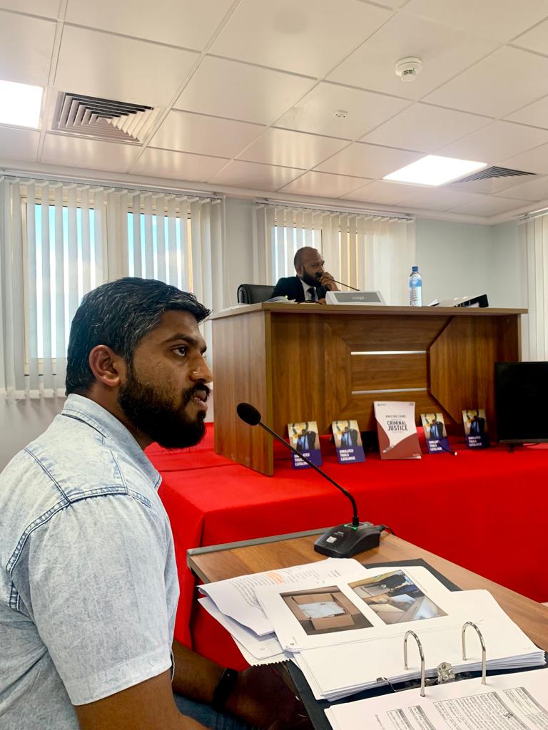 UNODC_BMB's tweet photo. ๐ข #SimulatedTrial in #Maldives ๐ฒ๐ป Update: Today, the hearing continues as prosecution witnesses are examined and cross-examined! ๐
#StayTuned for the defense's case!
Funded by @StateINL ๐บ๐ธ #BorderManagement https://t.co/0JZz7ax8Zh