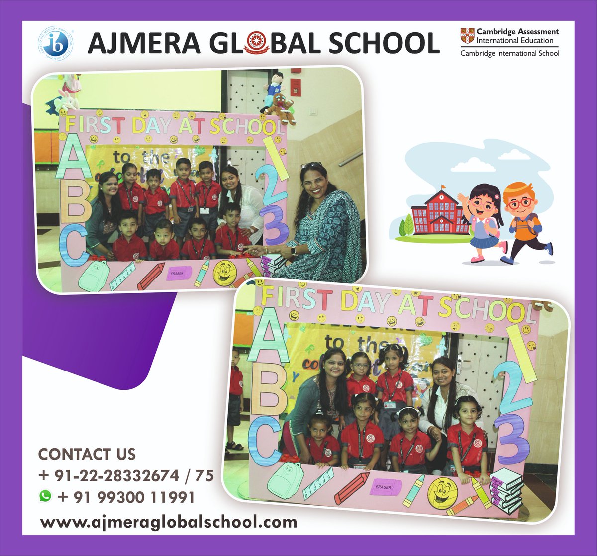 Yes! We are back 😀
Today AGS welcomed the students from K1 to PYP 5.

#leading schools
#leading schools in Borivali
# IGCSE
#Cambridge curriculum
#AGSITES
#ibpypschool
#pypschoolinsuburbs
#pypcurriculum
#welcomebacktoschool
#students
#readytolearn
#action