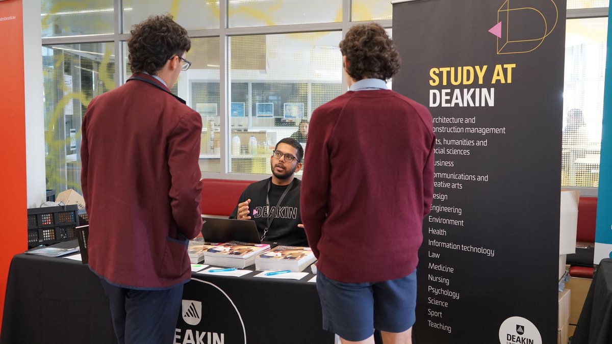 Thank you to <a href="/Deakin/">Deakin University</a> <a href="/Swinburne/">Swinburne University of Technology</a> <a href="/DefenceAust/">Defence Australia</a> <a href="/UniMelb/">University of Melbourne</a> <a href="/Collarts/">Collarts</a> and the many other university and tertiary providers for being a part of our Careers Week expo. Our students gained valuable insights to assist them with their future pathways. 

#pathways #careers #expo