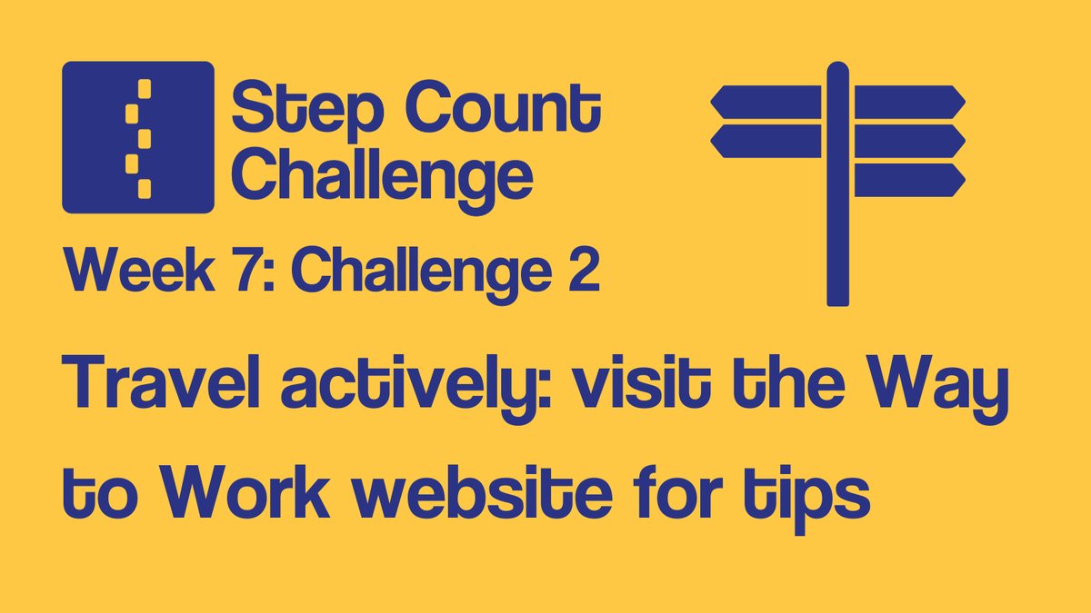 Our second mini challenge this week is to check out the Way to Work website and discover tools, tips and resources to help you travel actively 🚶‍♂️👩‍🦽🚴‍♀️ Find out more 👇 waytoworkscot.org @WayToWorkScot