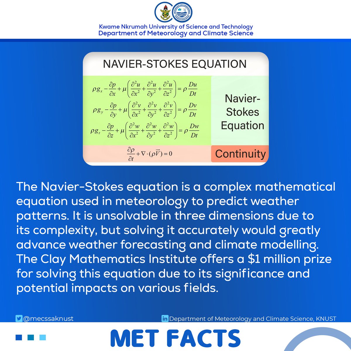 mecssaknust's tweet photo. [MET FACTS]
DAY 08

"The $1 million dollar equation"

#EarlyWarningEarlyAction | #MetFacts https://t.co/oRER4D22K8