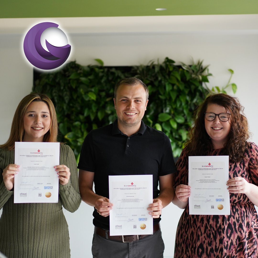 Last month, three additional members of our team completed their training to become Mental Health First Aiders. This brings Go Green’s total number of in-house MHFA's to nine.

Congratulations and welcome to the team, Leah, Elliot, and Lauren!

#MentalHealthFirstAid #GoGreenLtd