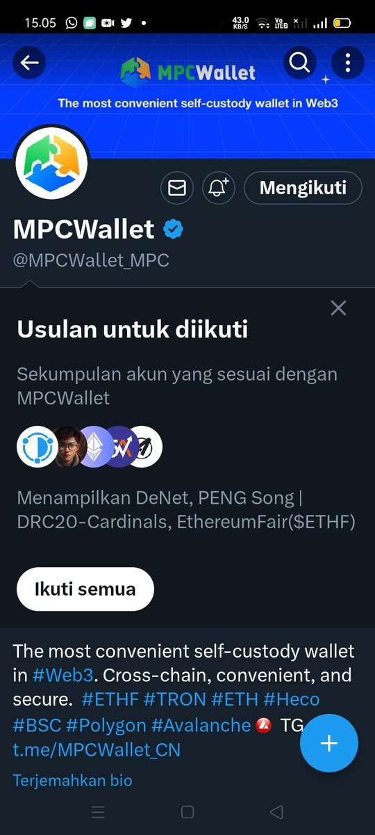 JASENGWiner's tweet photo. @taeboukie @MPCWallet_MPC @BitFlowOfficial Done https://t.co/UEPKpGXqxG
