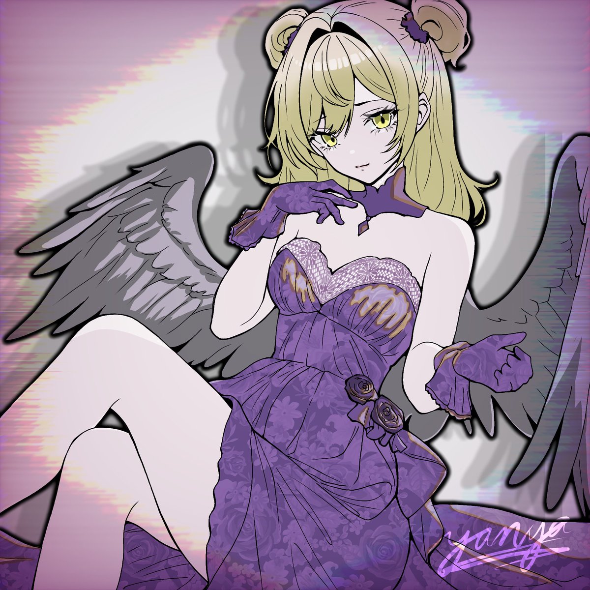 yanya_____'s tweet photo. むらさき〜
#絵描きさんと繫がりたい 
#夏の創作クラスタフォロー祭り https://t.co/YIiBeIBkC9