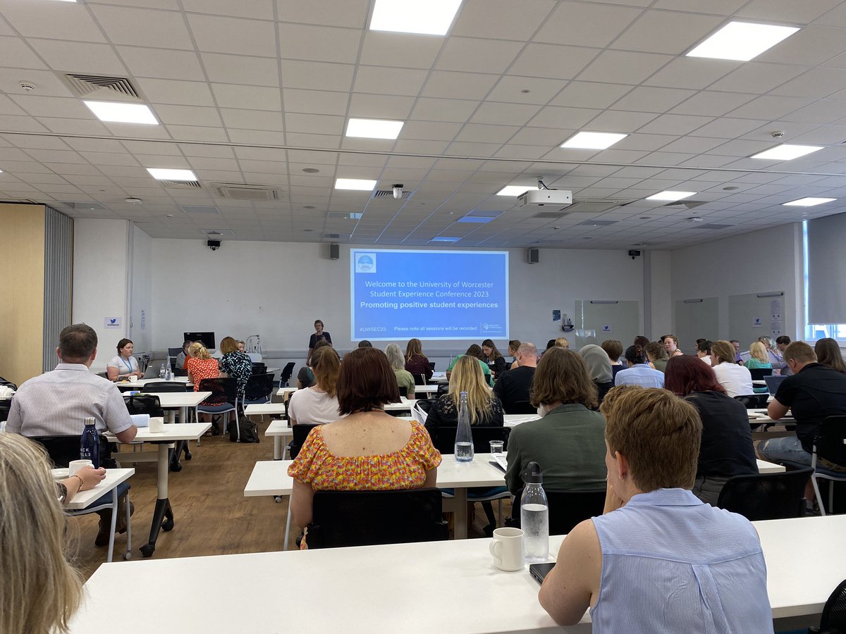 Excited to be part of the #UWSEC23 Student Experience Conference. A really interesting programme focussing on promoting positive student experiences.