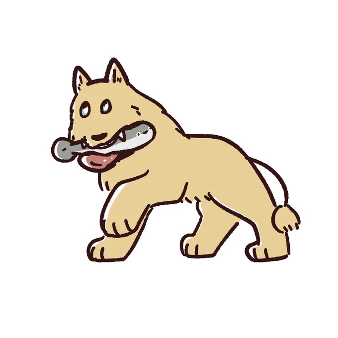 おさかなくわえたどら猫を描きました #サカバンバスピス