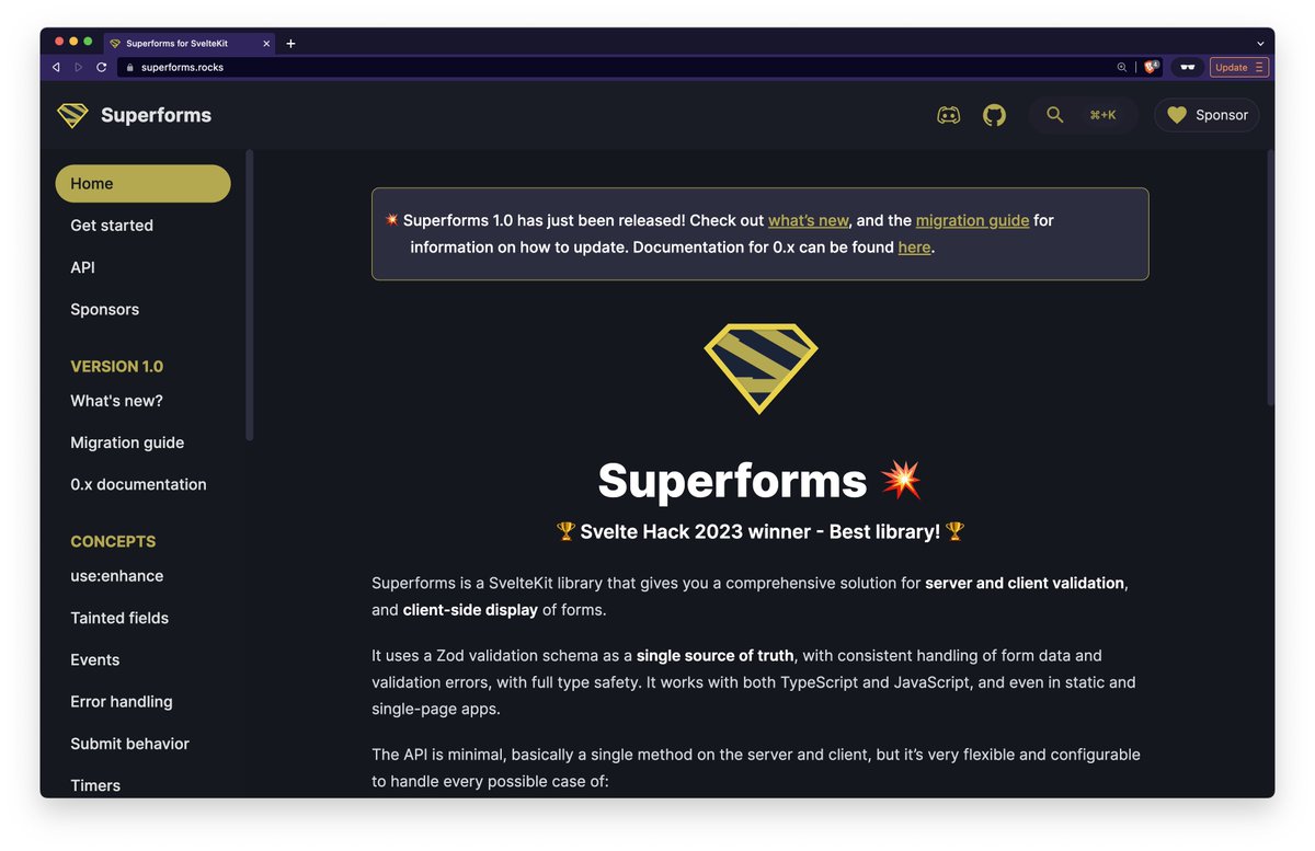 mutocodigital's tweet photo. #Superforms 1.0 has just been released! 🎉 We use this amazing #SvelteKit form library on configurators and ecommerce sites like https://t.co/BJNdrRbu0G. It makes handling and validating form data so much easier! Go check it out: https://t.co/dj3TVZXbgs https://t.co/8esZhQPCWF