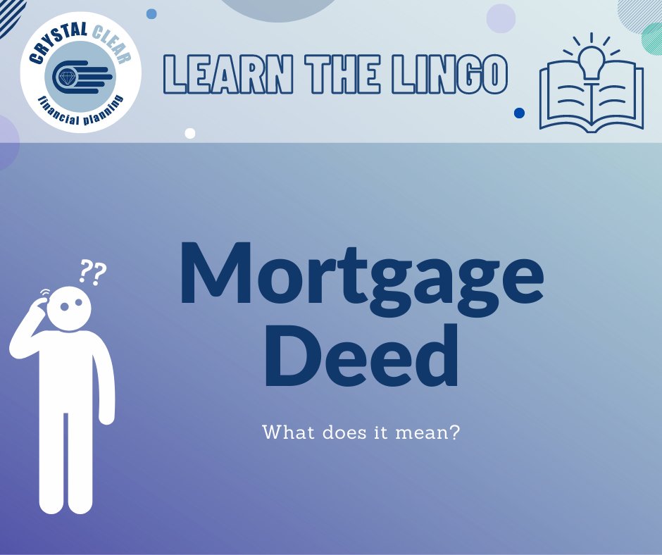 PlanningCrystal's tweet photo. This week’s lingo term is… Mortgage Deed 🏡
What does it mean?🤔
Feel free to send us a message or comment below any questions or lingo terms you want to see next!☺
#Mortgagebroker #CCFPL #financialservices #mortgage #mortgageprocess #mortgage #mortgagedeed #lender https://t.co/JEeEZxoYqK