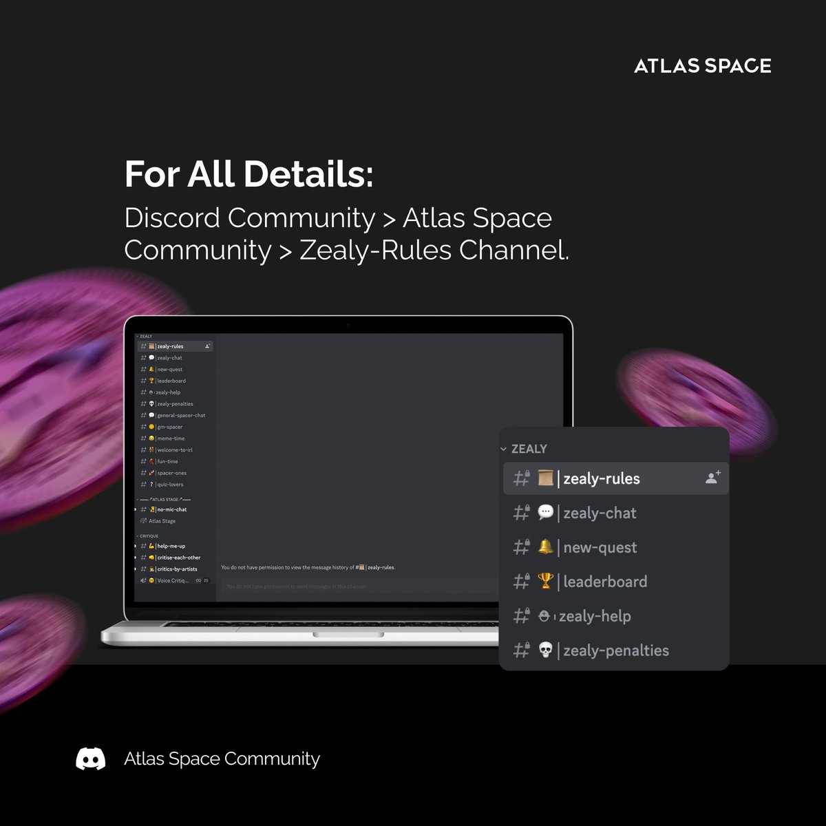 atlasspacer's tweet photo. GET READY FOR THE VICTORY 🏆

Atlas Space x Zealy Sprint rankers will win $50.000 equivelant ATLS TOKEN 💸

For all details &amp; join the adventure come to our Discord Channel 🚀

Link in Bio ⤴️

#Airdrop #sprint #AtlasSpace #token https://t.co/yoHtCPbtMM