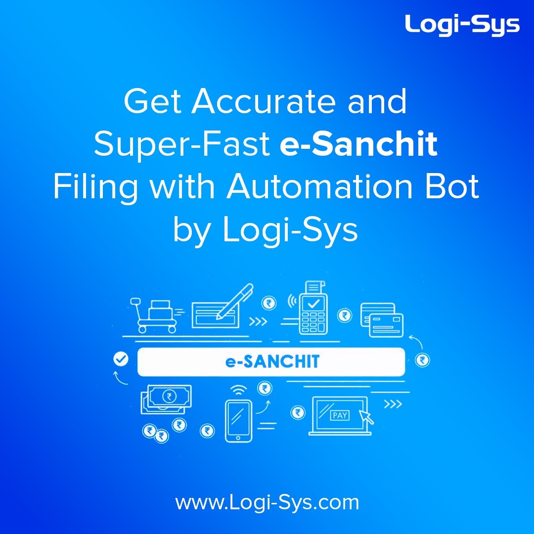 logisyserp's tweet image. Logi-Sys’e e-Sanchit Automation Implementation Bot facilitates complete automation of e-Sanchit filing activities, in addition to processing multiple signed documents, fetching IRN, and attaching it to the customs job.

#logistics #icegate #eSanchit  #customs #customsclearance