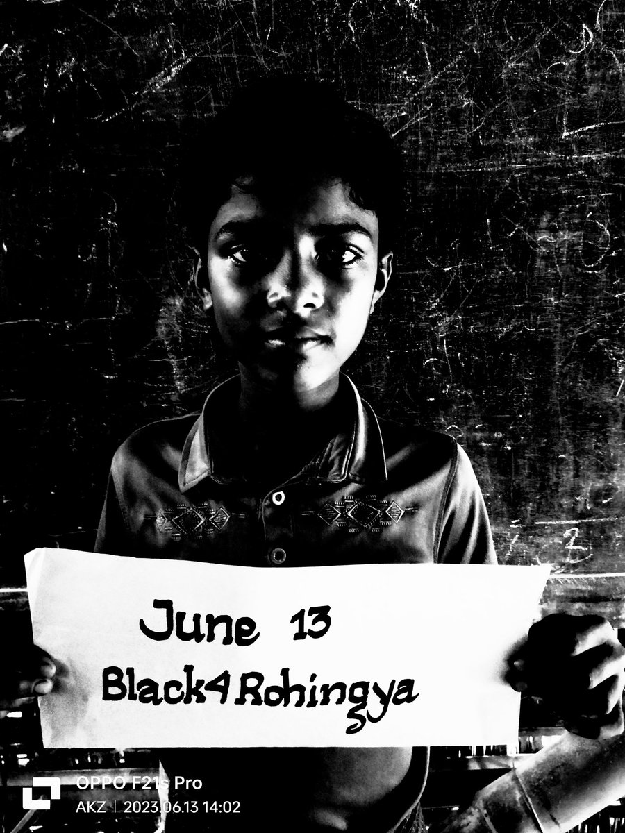 #Black4Rohingya @ProtectRohingya