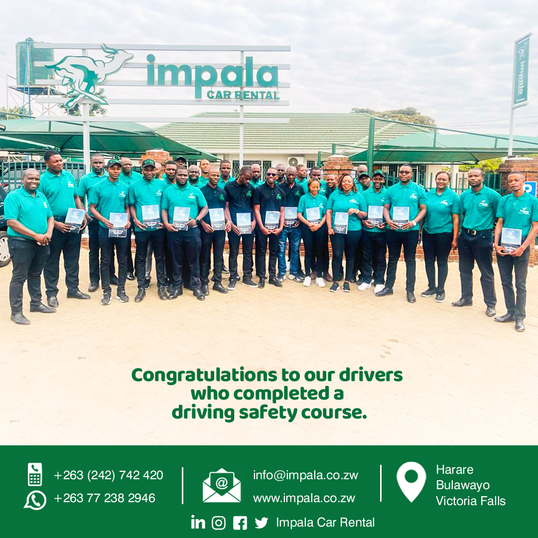We're always focused on the continuous improvement of our staff. A huge congratulations to our drivers who completed a driving safety course. #impalacarrental #safety #driving #chooseday #tuesday