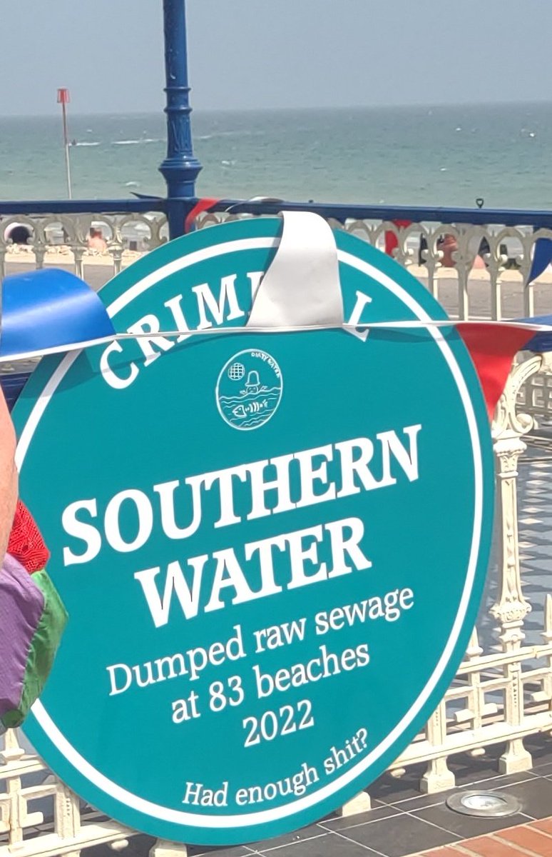 @CarolineLucas @SouthernWater Bognor Regis protest against CRIMINAL @SouthernWater 
#Sewage #pollution #water 🌊💦 #climate and #Ecological #breakdown