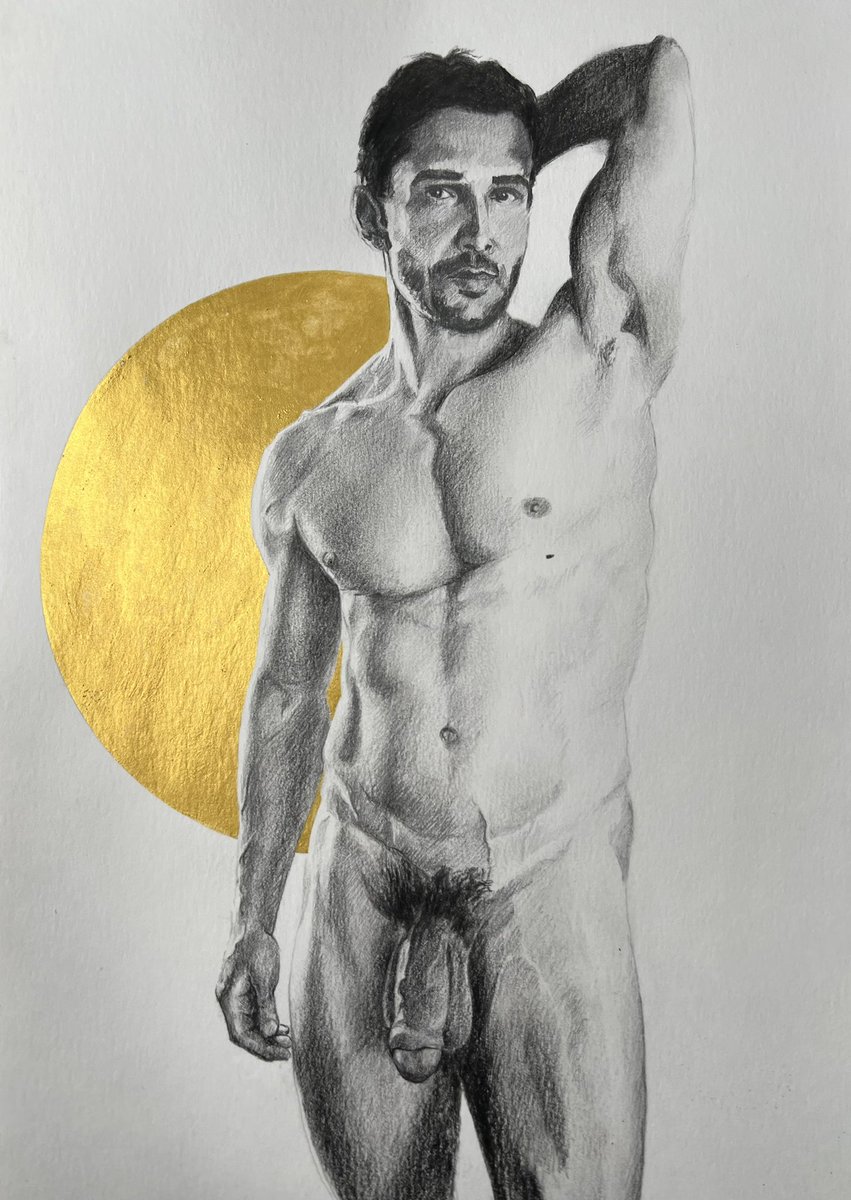 zotodraw's tweet photo. Grafito y oro sobre papel, puedes ver más en instagram @zotodraw https://t.co/ZSWP5rGmZk