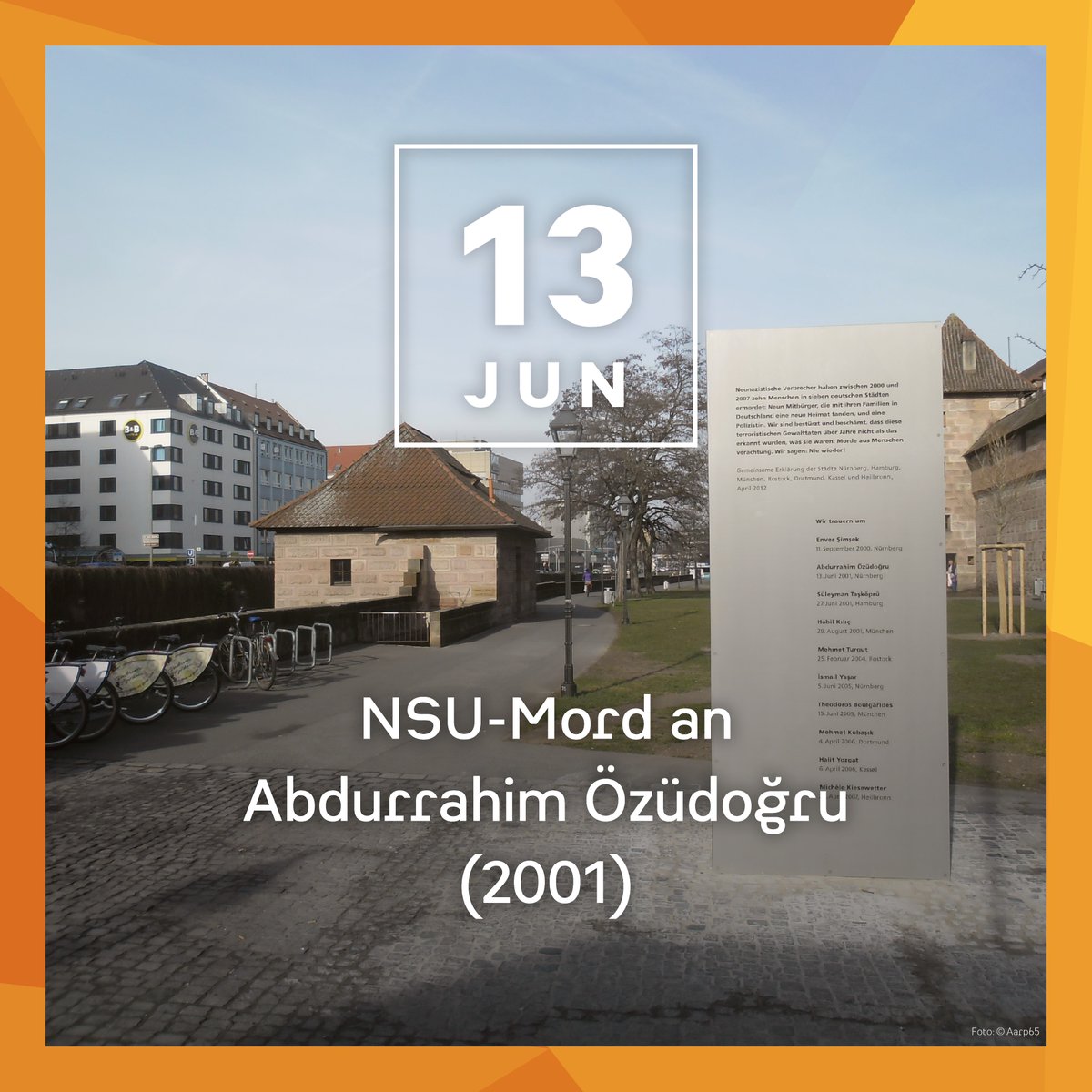 In ihrem Gastbeitrag erinnert Caro Keller an den NSU-Mord an Abdurrahim Özüdoğru und stellt ihn in den Kontext des NSU-Komplexes: bit.ly/3N39hF5