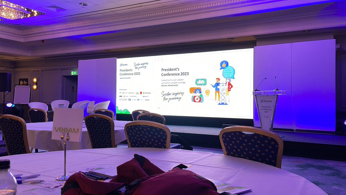 Waiting for the our outgoing Welsh President of SOCITM to speak at #presconf23