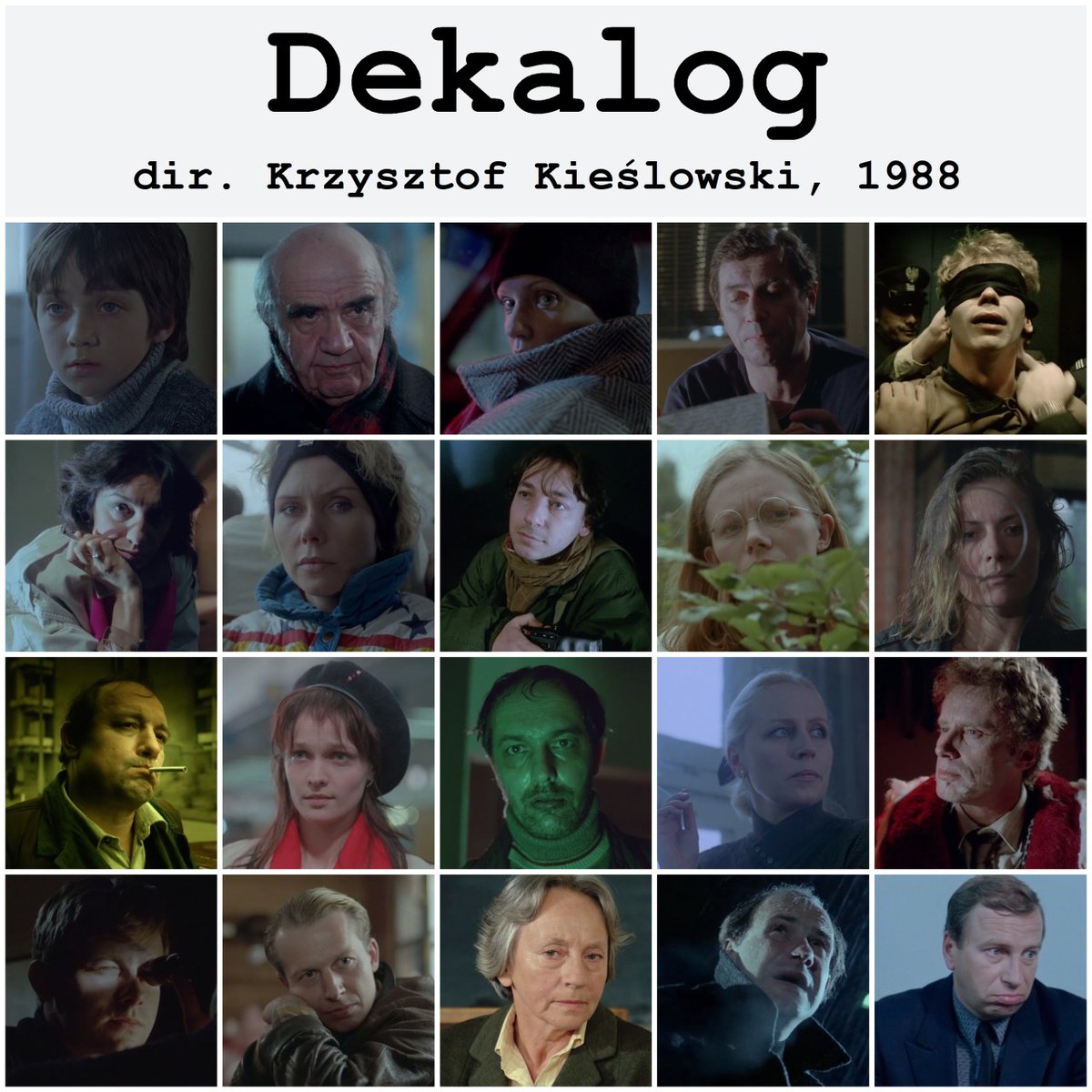 oguzhaners's tweet photo. Krzysztof Kieslowski’ye göre insanlar zayıf ve kusurludur, dolayısıyla kaygı yüklüdürler. Zaten ölümlüdürler, psikolojik ve tinsel anlamda, olmama tehdidi altındadırlar. Bu yük, varoluşsal bir özellik olarak ele alındığında, insanların bir anlamda, yaratılıştan kaygılı https://t.co/aNnu4l0T7G