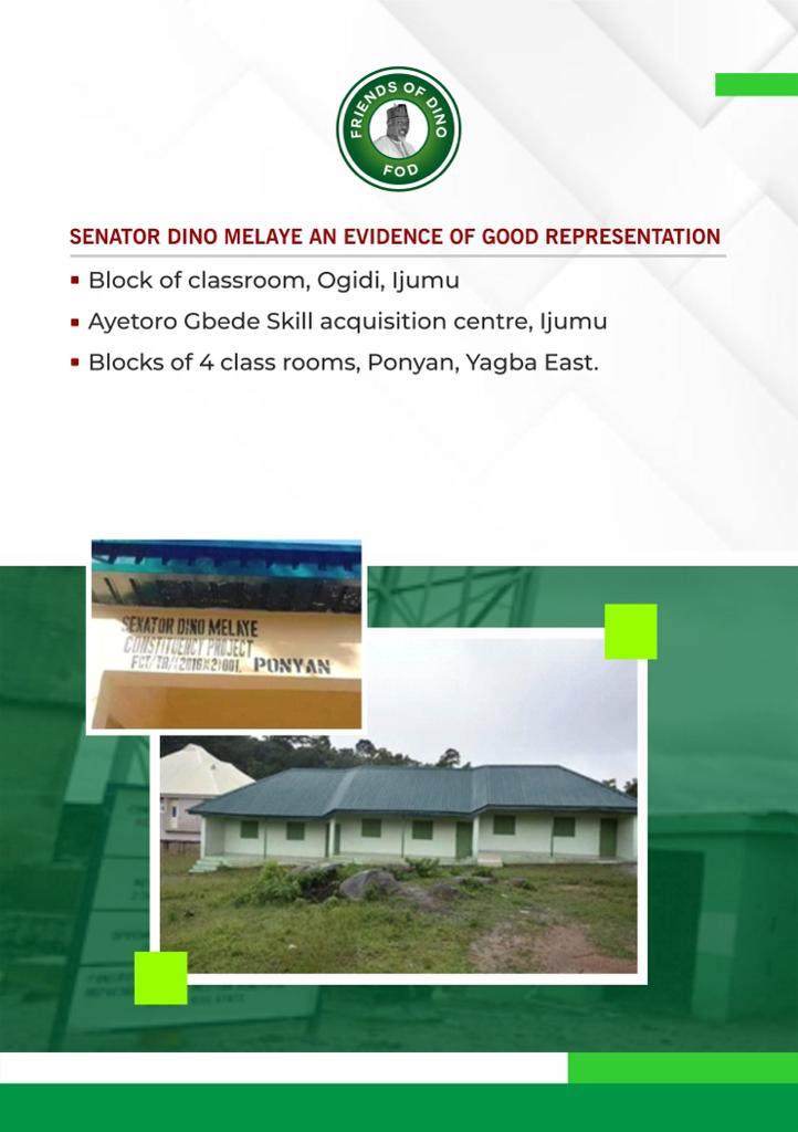 Maikojay9's tweet photo. Dino MELAYE has made education more accessible to children in Kogi State through the provision and renovation of classrooms.

Let's support Dino Melaye!!!

@OfficialPDPNig @pdpvanguard, @pdpnewgen, @PDP_NEWMEDIA, @pdp_connect
@kogireports
@IsahAbdullatif
@_dinomelaye
#DinoIsComin https://t.co/ECvwnTQFCd