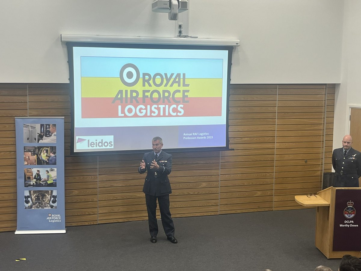 A great @RoyalAirForce Logistics Profession Awards, recognising the achievements of RAF Logisticians. Congratulations to the winners and the nominees! Thank you @DCLPA_HQ for hosting, Maisey/Helen for organising & @LeidosInc for your sponsorship and partnership #RAFLogsAwards