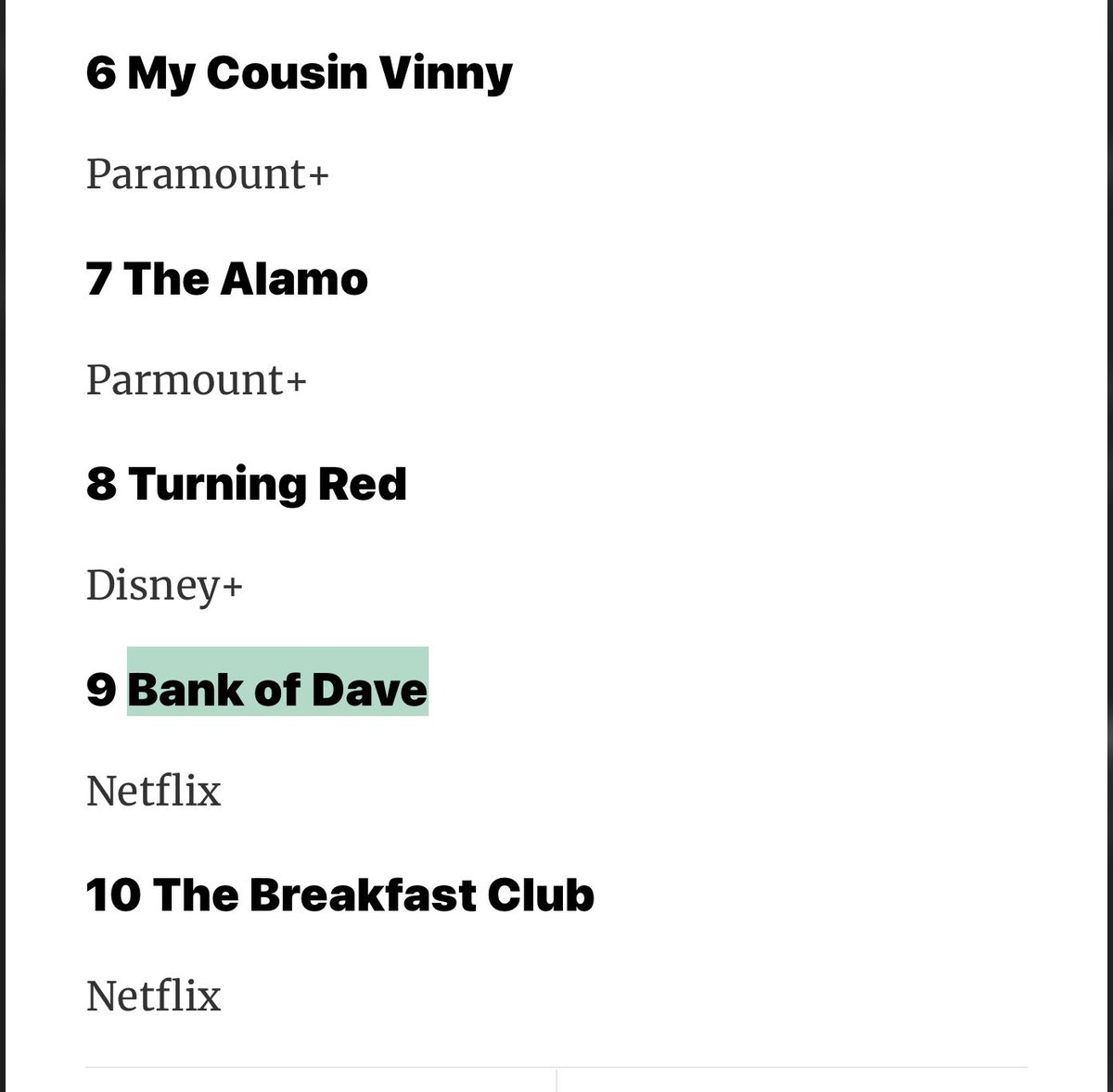 Bank on Dave tweet media