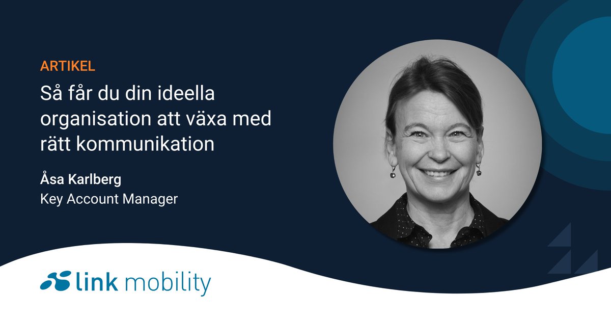 Effektiv och personlig kommunikation är avgörande för organisationer som vill engagera givare och medlemmar. I den här artikeln delar Åsa, ansvarig för ideella organisationer på LINK, med sig av tips på hur du kan växa med rätt kommunikation och verktyg.

linkmobility.com/sv/news/sa-kan…