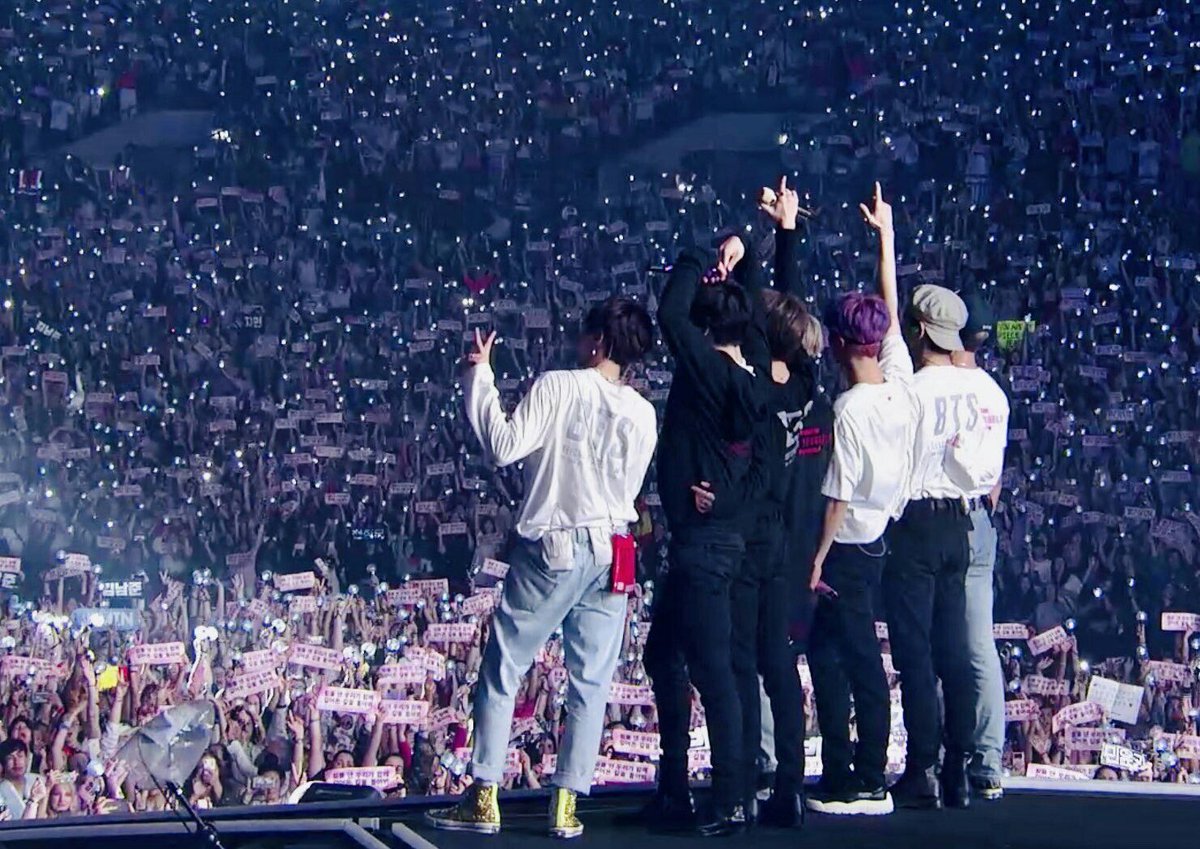 BTS making history in 2019 with 2 sold out shows at the Wembley stadium 

#BTS10thAnniversary 
#BangtanTurns10 
#10YearsOfAPOBANGPO
#BulletProofingSinceADecade
#BestFriendsSince10Years
#1DecadeWithBTS
#OurDecadeLongShiningUniverse
#NeverWalkedAloneSinceADecade