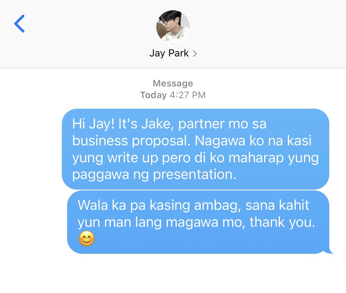 diorciqs's tweet photo. wrong file,

a #jayke short au wherein jay accidentally sent the wrong file... https://t.co/FN9NgnabAk
