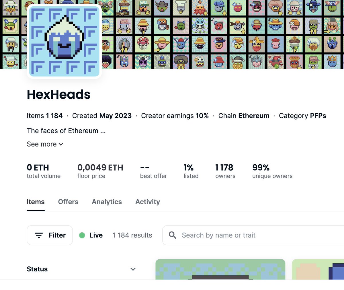 More than 1K HexHeads were minted! Thanks, fam! How long do you think it would take for 10k mints?🌐 #Web3 #DAO #NFTCommunity #NFTGiveaway #NFTdrop #NFT #NFTcollections #ETH #AirdropCrypto #FreeMint