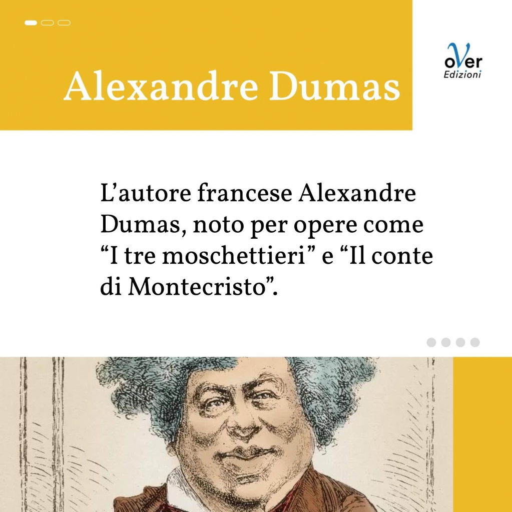 oVer_edizioni's tweet image. 🖋️✨ Curiosità letteraria ✨🖋️

Conosciuto come uno degli scrittori più prolifici della storia, #AlexandreDumas ha scritto #romanzi epici come "I tre moschettieri" e "Il conte di Montecristo" diventati dei veri e propri classici. Scopri l'eredità di questo grande autore!
