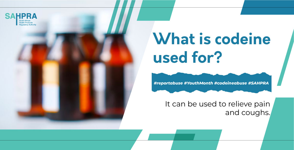 SAHPRA1's tweet image. #YouthMonth2023 In SA, codeine-containing medications like tablets or syrups are used to treat pain and coughs. It is these medications (Over-the-Counter) that are being widely abused by teenagers.

Learn more from our webinar: sahpra.org.za/event/webinar-…

#SAHPRA
#codeineabuse