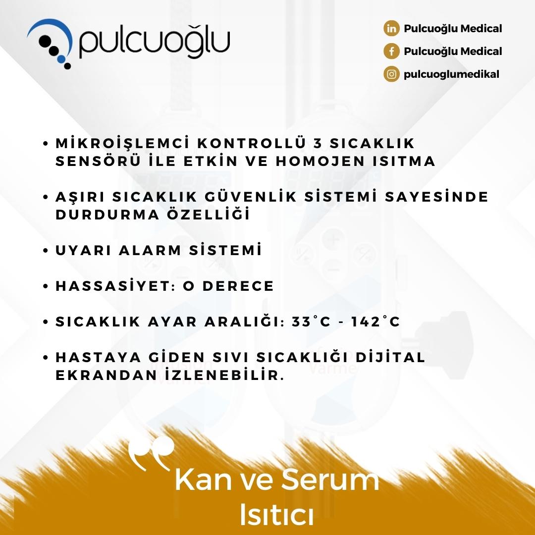 PulcuogluSan's tweet photo. 📌Kan ve serum ısıtıcı, hastaya verilecek olan sıvıların kontrollü bir şekilde ısıtılmasını sağlar. Mikro işlemci kontrollü sıcaklık sensörü sayesinde infüzyon ve transfüzyon işlemlerinde olası hipotermi riskini ortadan kaldırır.

#medikal #medikalürün #kanserumısıtıcı #sağlık https://t.co/QsrAVY1oag
